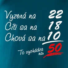 Vyzerá, cíti sa, chová sa - 50 rokov