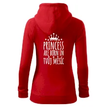 Princesses are born in (Vlastný nápis mesiac narodenia)