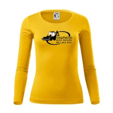 Bagrista v kruhu - vlastný nápis