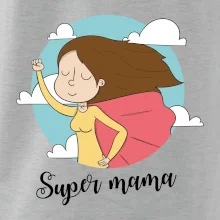 Kreslený obrázok Super mama Kreslený obrázok Super mama