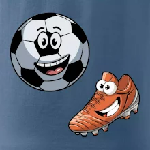 Parové tričko - Kopačka a lopta