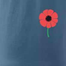 Vlčí mak ikonka na prsníku
