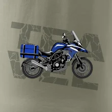 Cestovná enduro modrá