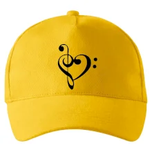 Husľový kľúč srdce