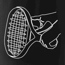 Tenisová raketa jedným ťahom