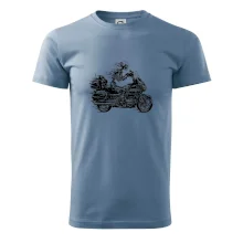 Cestovní motorka kostra