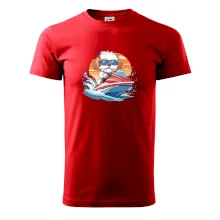 Bišónik na vodnom skútri Bišónik na vodnom skútri