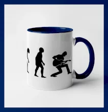 Evolúcia gitarista - kľačiaci