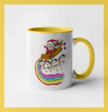 Santa a jednorožce (Pecka design)