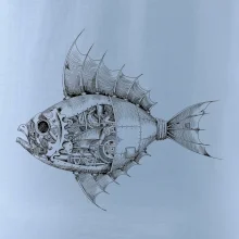 Steampunk ryba Steampunk ryba