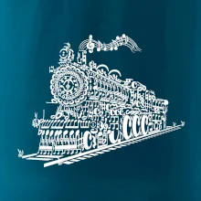 Stará lokomotiva z not Stará lokomotiva z not