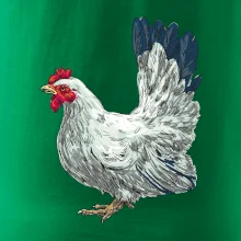 Sliepka kreslená biela