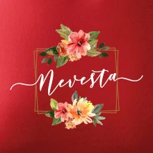 Nevesta štvorec oranžový