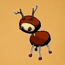 Gaštanový jelínek