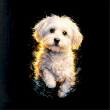 Obrázok poltón Maltezský psík