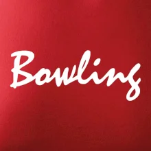 Bowling nápis písacie Bowling nápis písacie