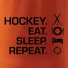 Pozemný hokej eat sleep repeat