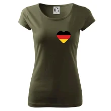 Germany love prso - Nemecká vlajka Germany love prso - Nemecká vlajka