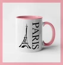 Paris nápis Eiffelovka na výšku