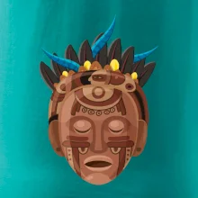 Mayová maska hnedá Mayová maska hnedá