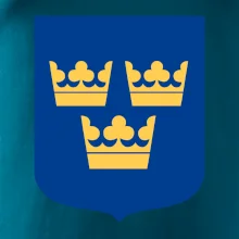 Švédsky znak tri korunky na prsník