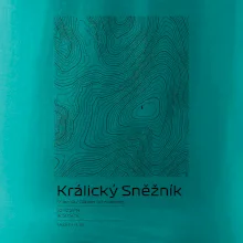 Králický Sněžník - vrstevnice v obdĺžniku