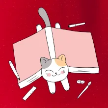 Učenie na štátnice mačka