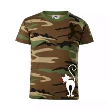 Zamilovaná mačka zozadu Zamilovaná mačka zozadu