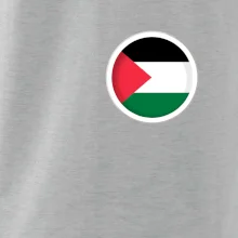 Palestína vlajka prsník Palestína vlajka prsník