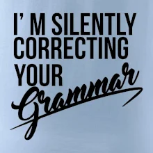 Correcting grammar