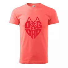 Dog dad nápis v hlavě