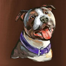 Americký stafordšírsky teriér kreslený