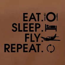 Eat sleep fly repeat
