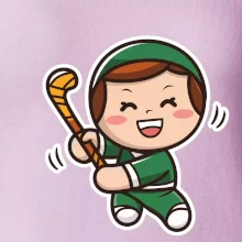 Ikona pozemný hokej holka