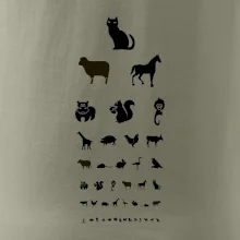 Očný test zvieratká