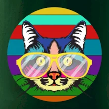 Mačka pri farebnom západe Mačka pri farebnom západe