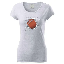 Americký futbal lopta v triku