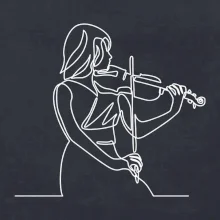 Huslistka jedným ťahom