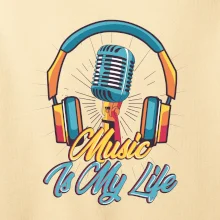 Music is my life slúchadlá