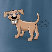 Prdiace pes kreslený (Hana-creative)