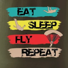 Eat Sleep Fly Repeat Paragliding Eat Sleep Fly Repeat Paragliding