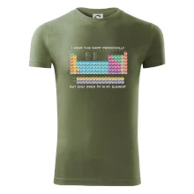 I wear this shirt periodically but only when I'm in my element I wear this shirt periodically but only when I'm in my element