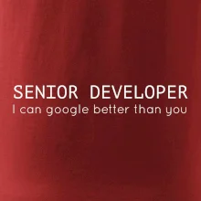 Senior developer google better than you