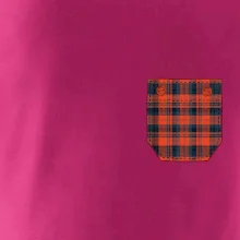 Flanelové triko červené