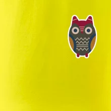 Folklór na prsníku sova