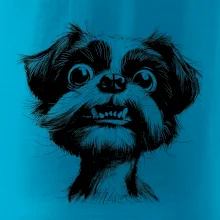 Čiernobiela karikatúra Ši-tzu