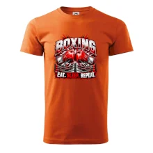 Boxerské rukavice v ringu eat sleep repeat