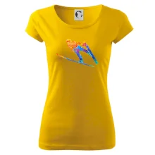 Skokan na lyžiach splash