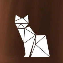 Origami mačka z boku