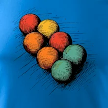 Petanque guľa kresba